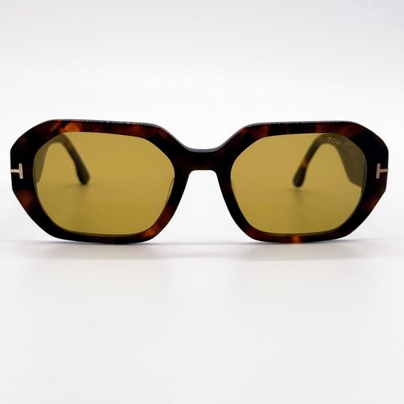 NEW TOM FORD SUNGLASSES VERONIQUE-02 TF917 55E HAVANA SUNGLASSES TOM FORD FT0917 - Picture 4 of 8